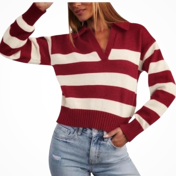 Joseph A. Collard Striped Sweater - Picture 1 of 5